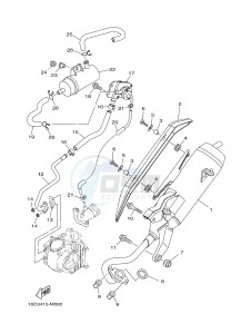 XC100E (1RS2) drawing EXHAUST