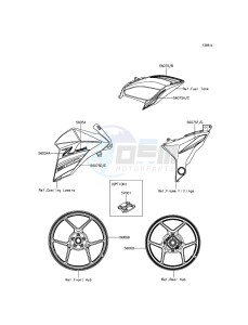 Z800 ZR800AGF FR GB XX (EU ME A(FRICA) drawing Decals(White)