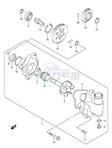 LT-A500F (P24) drawing WATER PUMP