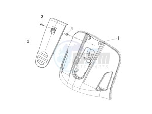 GTV 125 4T Navy (Euro 3) drawing Front shield