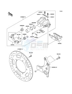 VN1700_CLASSIC_ABS VN1700FCF GB XX (EU ME A(FRICA) drawing Rear Brake