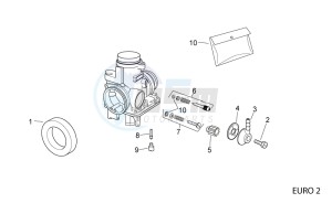 RS 125 E2 - E3 drawing Carburettor II