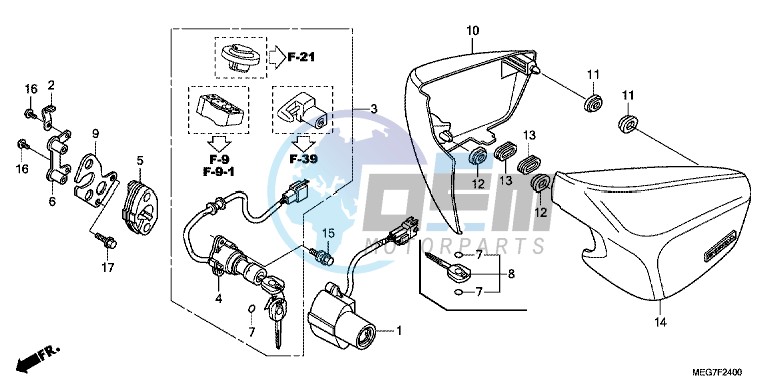 SIDE COVER ( VT750C2B/ C2S/ CS/ C/ CA)