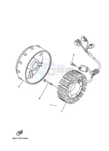 YXM700E YXM70VPAK (B5FH) drawing GENERATOR