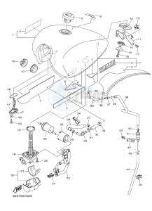 XVS950CU XVS950R ABS XV950 R-SPEC (2DXM) drawing FUEL TANK