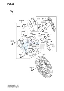 VZ1600 (E19) drawing FRONT BRAKE(K4)