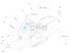 Sprint 50 4T 2V 25 kmh (EMEA) drawing Plates - Emblems