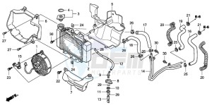 SH125R drawing RADIATOR