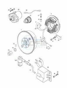 YOUNGST-R_L1 50 L1 drawing Magneto assembly-electric starter