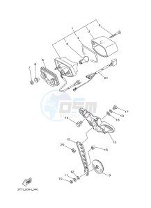 DT125 (3TTN) drawing TAILLIGHT