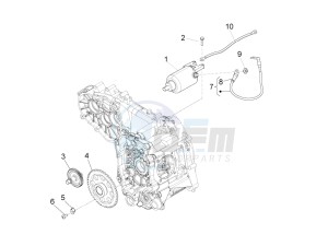 X10 125 4T 4V I.E. E3 (EMEA) drawing Stater - Electric starter