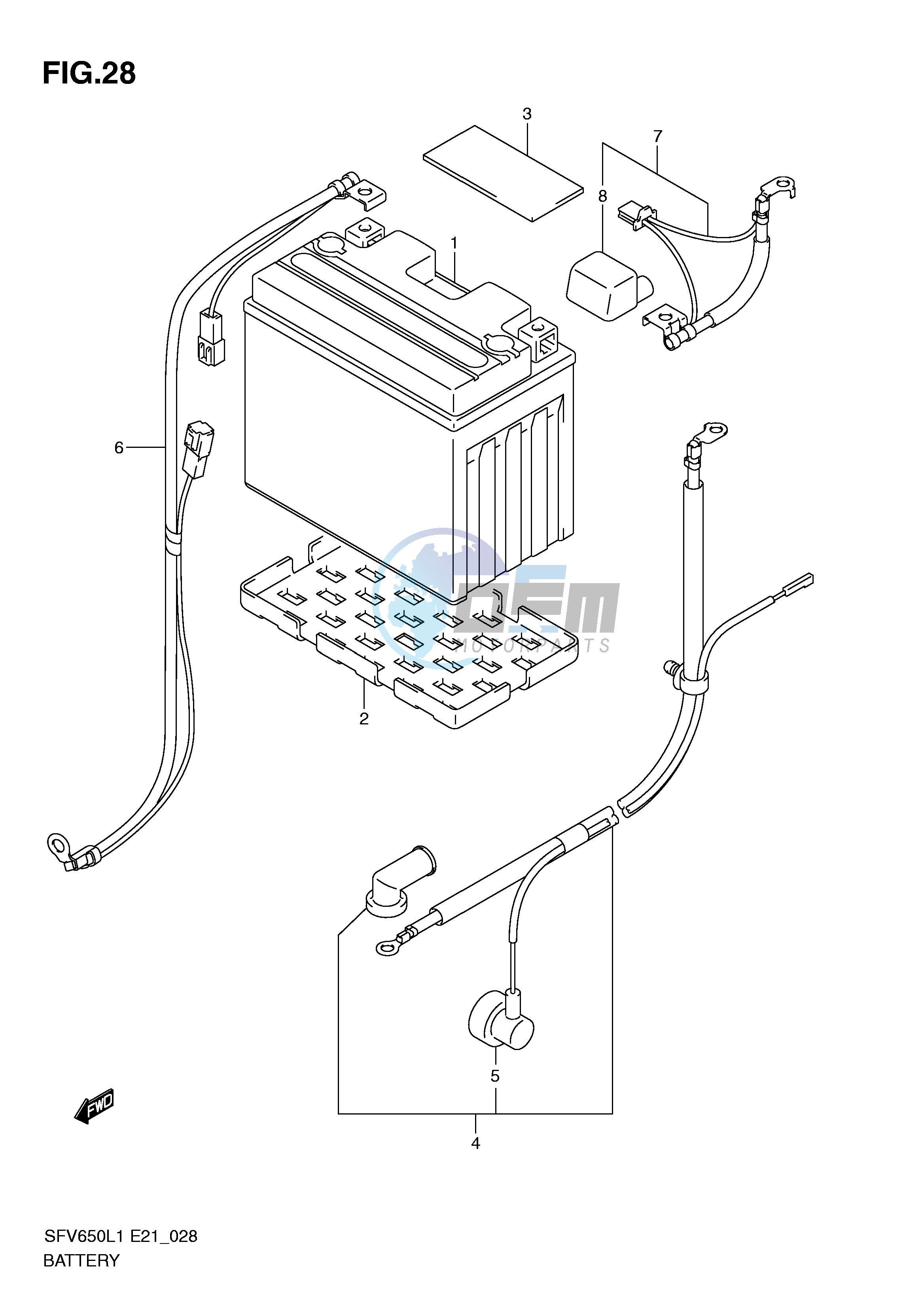 BATTERY (SFV650UL1 E21)