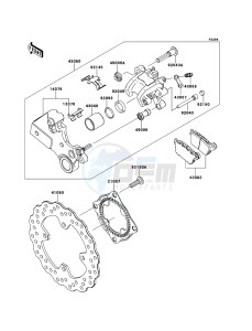 NINJA_ZX-10R ZX1000JCF FR XX (EU ME A(FRICA) drawing Rear Brake