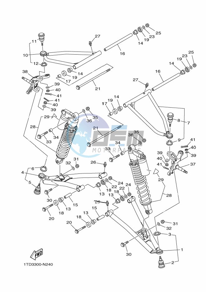 FRONT SUSPENSION & WHEEL