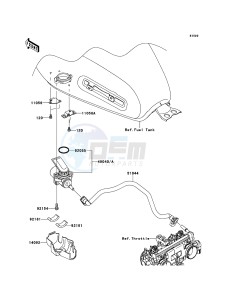 W800 EJ800AEF GB XX (EU ME A(FRICA) drawing Fuel Pump