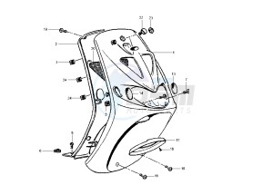 Zip 50 SP drawing Front Shield