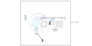 CBR1000RA9 Korea - (KO / ABS MME) drawing TANK BAG ATT KIT