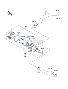 MULE 3000 KAF620G6F EU drawing Air Cleaner