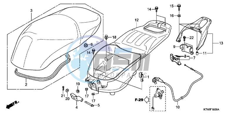 SEAT/LUGGAGE BOX