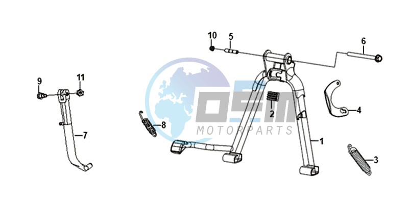 MIDDLE STAND /SIDE STAND