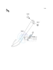 EN 500 C [VULCAN 500 LTD] (C6F-C9F) C7F drawing STAND-- S- -