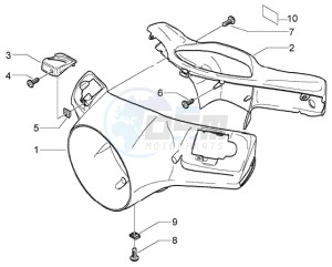 Granturismo 200 L U.S.A. drawing Handlebar covers