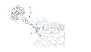 SONAR - 125 CC VTHLS1A1A 4T drawing REAR BRAKE SHOES