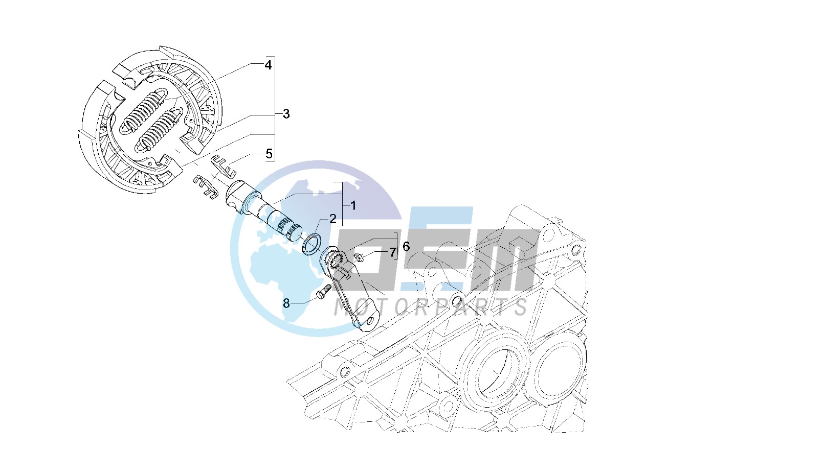 REAR BRAKE SHOES