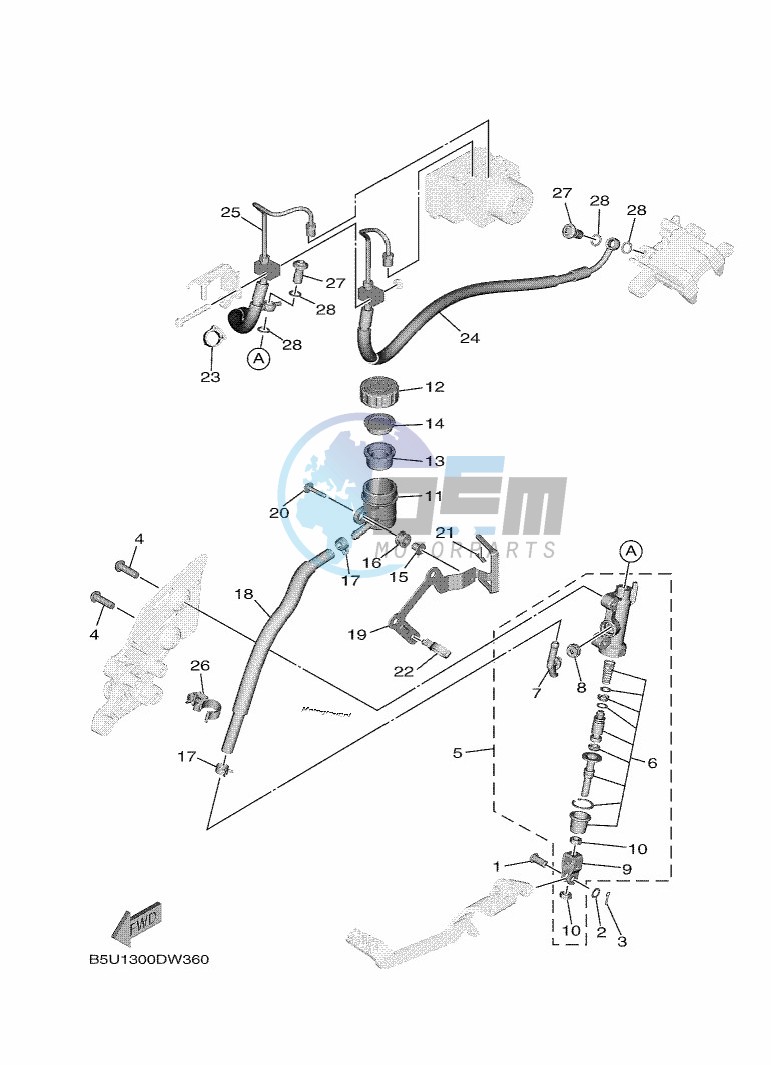 REAR MASTER CYLINDER