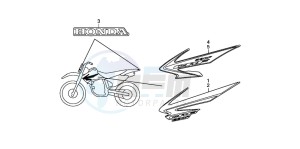 CRF230F drawing STRIPE/MARK (CRF230F7/8)