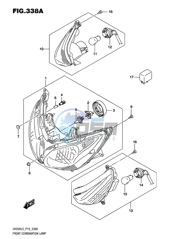 FRONT COMBINATION LAMP