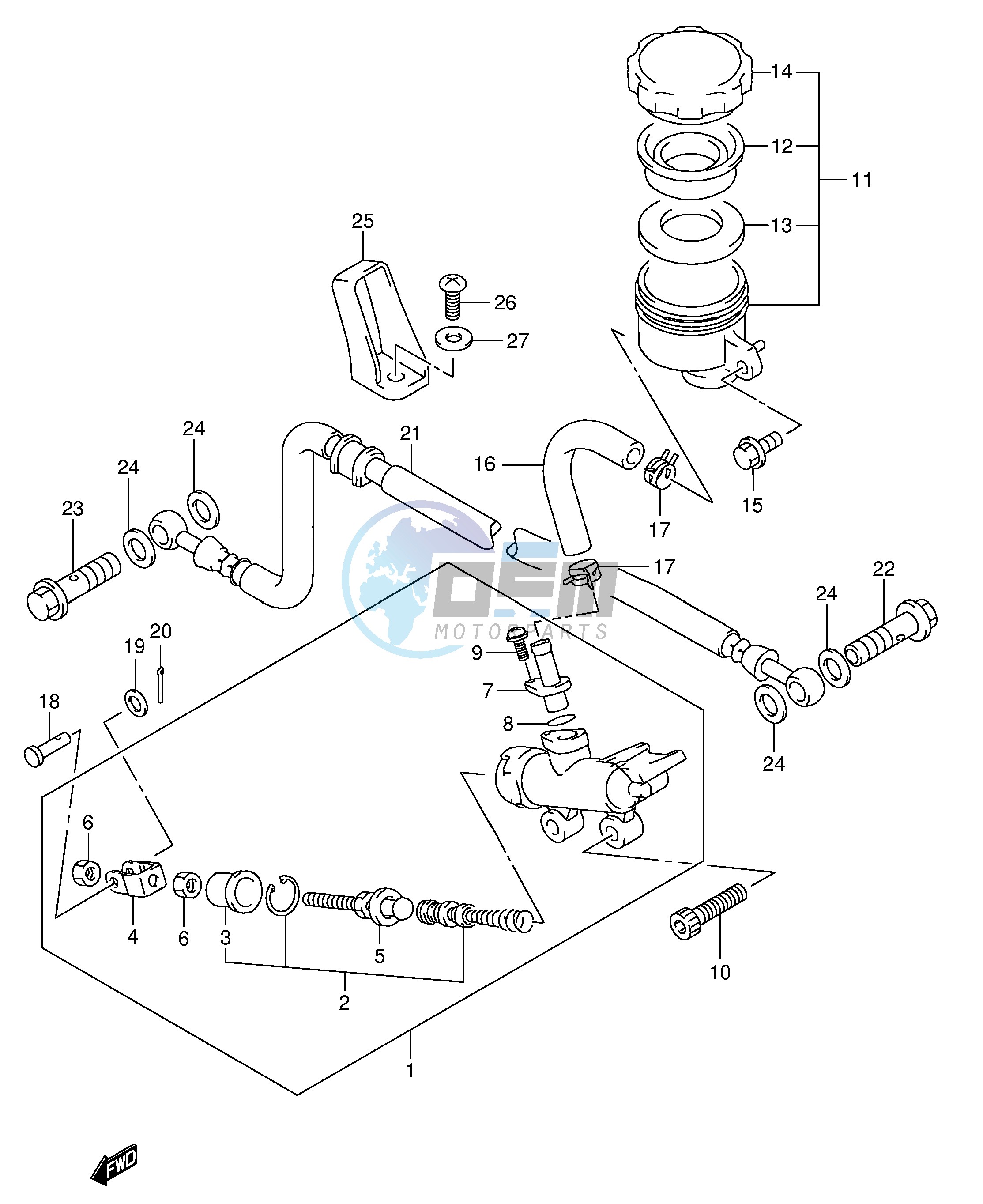 REAR MASTER CYLINDER