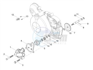 RS4 50 2T E4 (APAC, EMEA) drawing Water pump