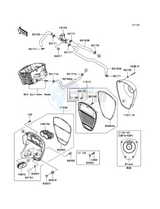 VN900_CUSTOM VN900C9FA GB XX (EU ME A(FRICA) drawing Air Cleaner