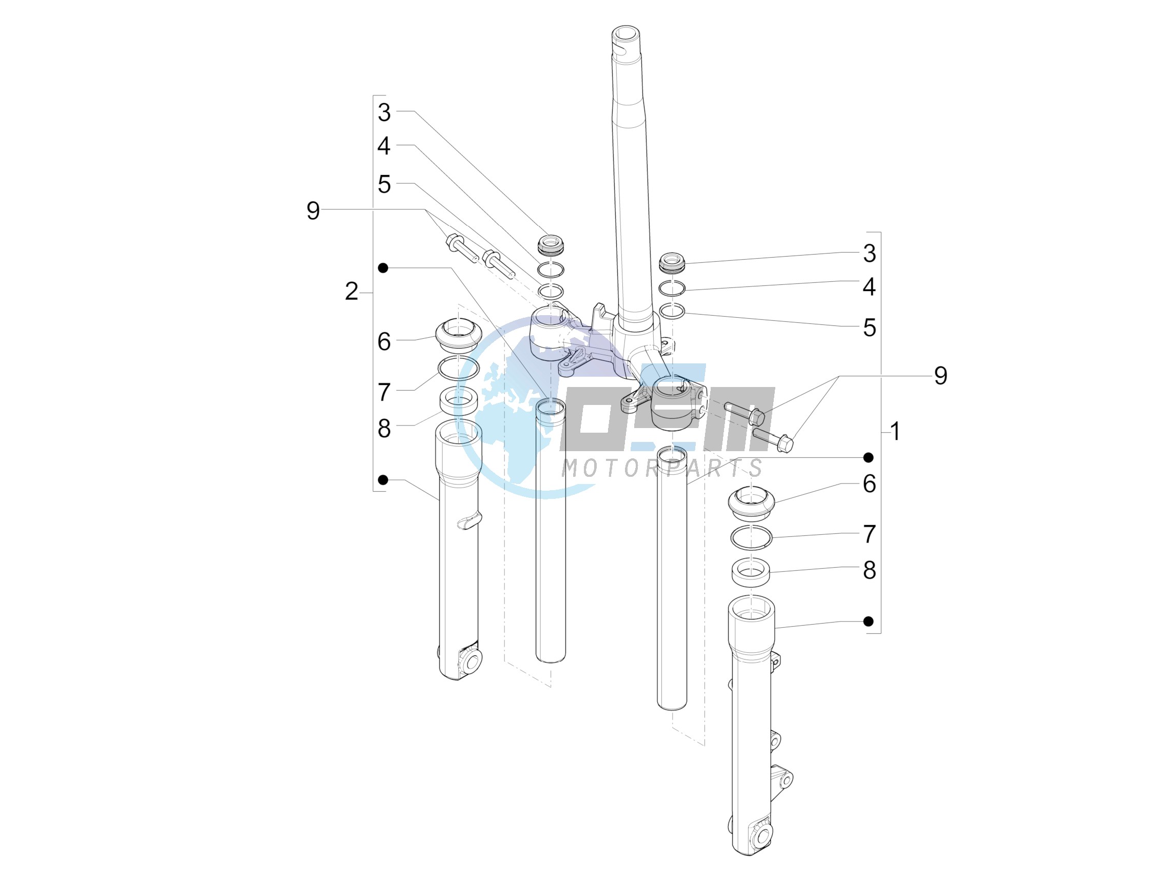 Fork's components (Wuxi Top)