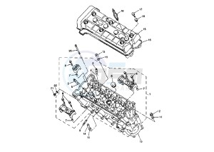 FZS 1000 drawing CYLINDER HEAD