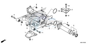 TRX420TE1H Europe Direct - (ED) drawing SWINGARM