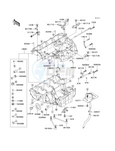 ZX 1200 A [NINJA ZX-12R] (A2) [NINJA ZX-12R] drawing CRANKCASE