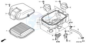 VTR2509 ED / LL MK drawing AIR CLEANER