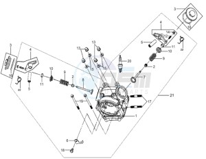 MIO 50 drawing CYLINDER HEAD CPL