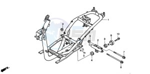 SFX50SMM drawing FRAME BODY