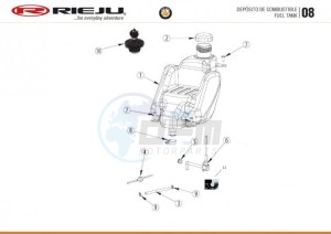 BYE-BIKE-25-KM-H-EURO4-HOLLAND-WHITE drawing FUEL TANK