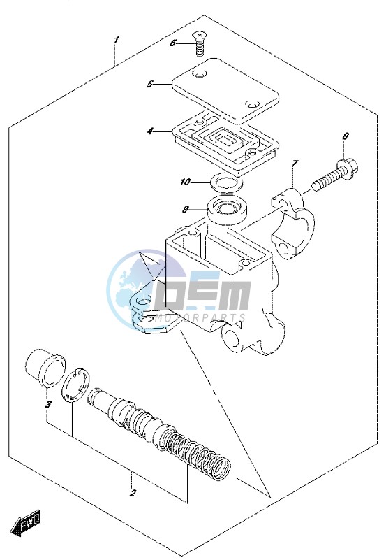 FRONT MASTER CYLINDER