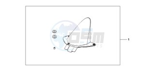 CBR600RR9 UK - (E / SPC) drawing FENDER RR