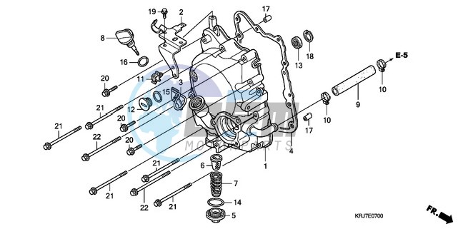 RIGHT CRANKCASE COVER