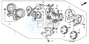 CB13009 BR / MME - (BR / MME) drawing METER (CB1300/CB1300A)