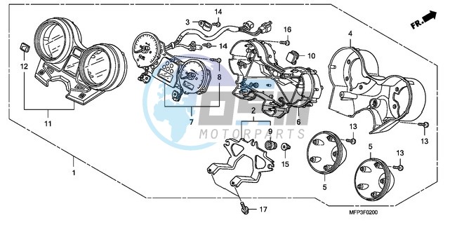 METER (CB1300/CB1300A)