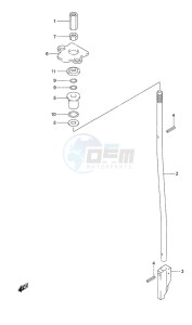 DF 9.9B drawing Shift Rod