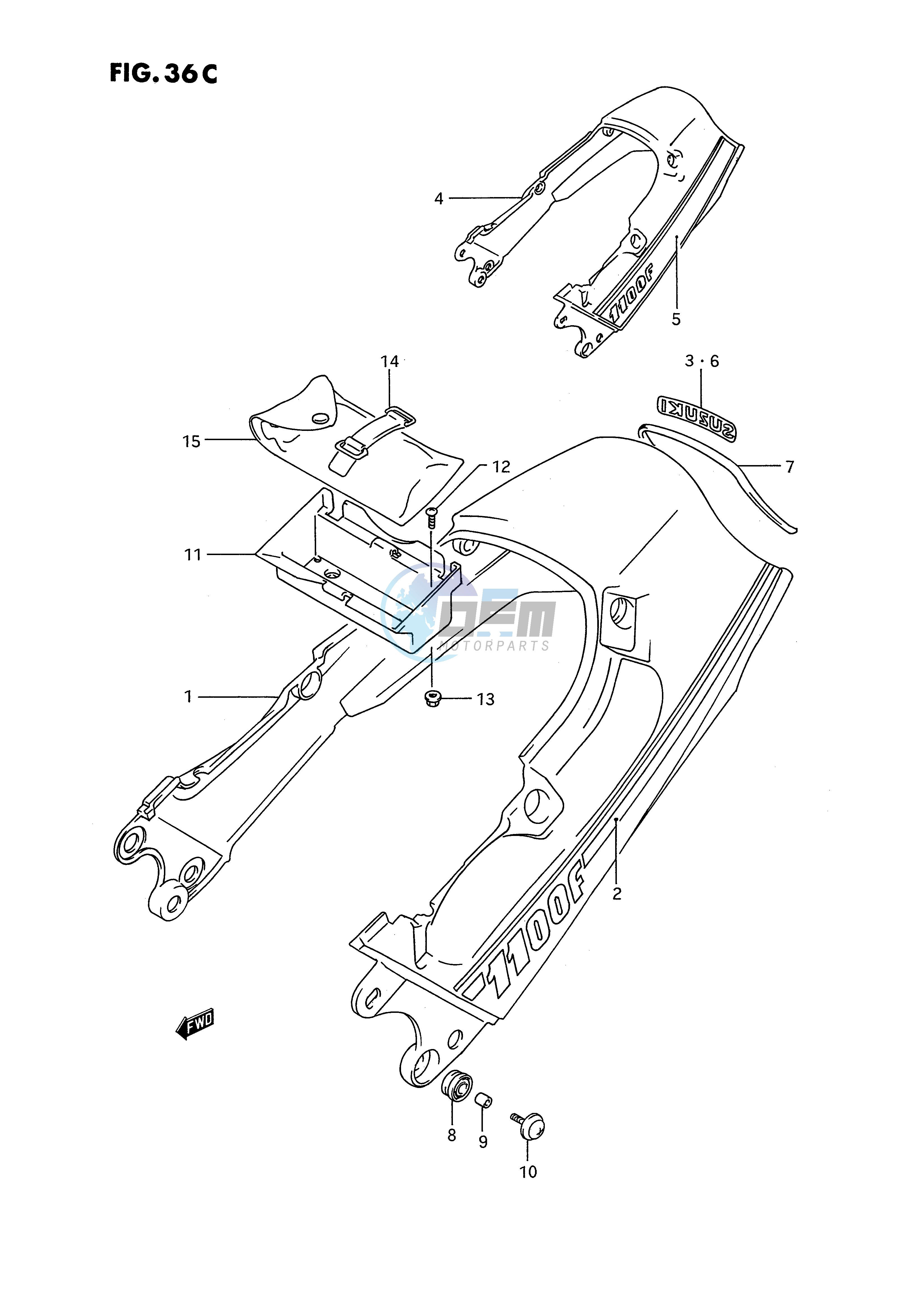 SEAT TAIL COVER (MODEL M)