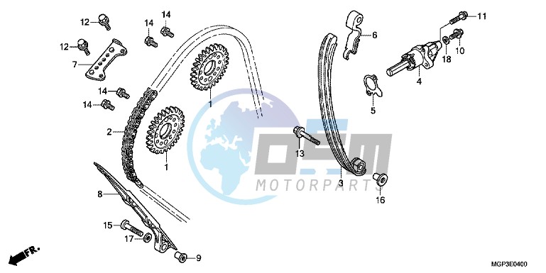 CAM CHAIN/TENSIONER